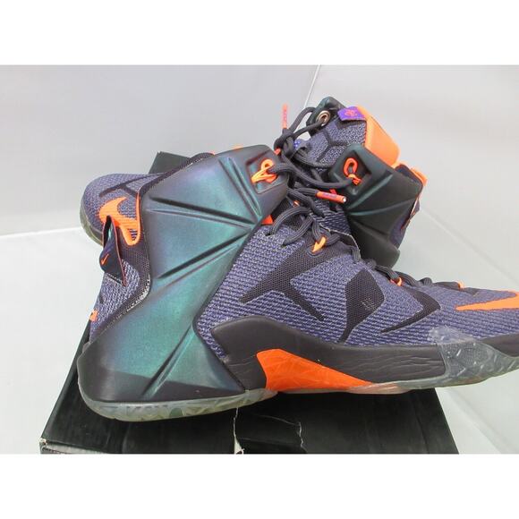 Nike LeBron 12 Men\'s Size 13 US 684593-583 Cave Purple Orange Athletic Shoes main image 11